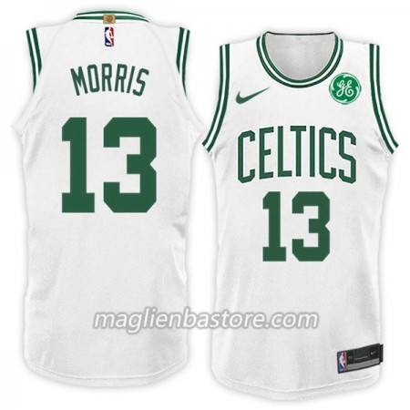Maglia NBA Boston Celtics Marcus Morris 13 Nike 2017-18 Bianco Swingman - Uomo